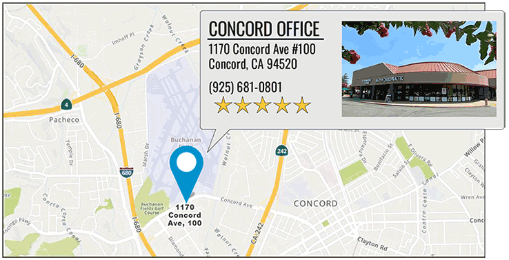 Martin Family Chiropractic Centers's Concord office location on google map
